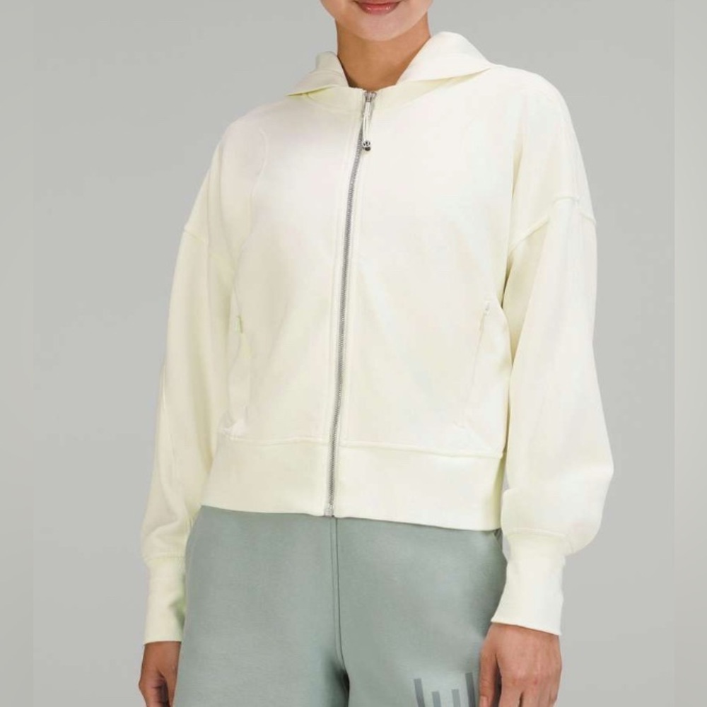 Lululemon Softstreme Pocketed Hoodie Lemon Sorbet size 14